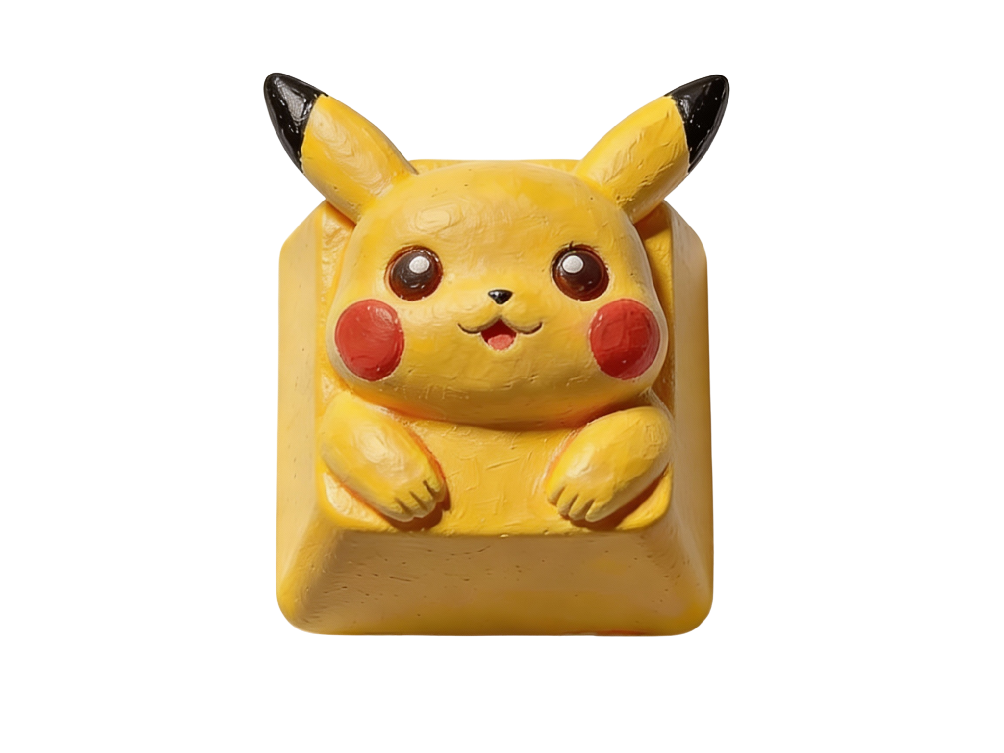 Handmade Polymer Clay Keycap - Lightning Friend